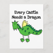 Castle Dragon Tshirts en Gifts Briefkaart (Voorkant)