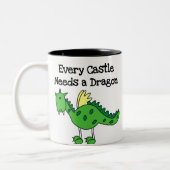 Castle Dragon Tweekleurige Koffiemok (Links)