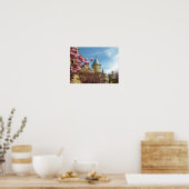 Castle en Flowers Poster (Keuken)
