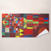 Castle en Sun, Paul Klee Badhanddoek (Badhanddoek)