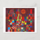 Castle en Sun, Paul Klee Briefkaart (Voorkant)