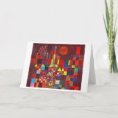 Castle en Sun, Paul Klee Kaart (Voorkant)