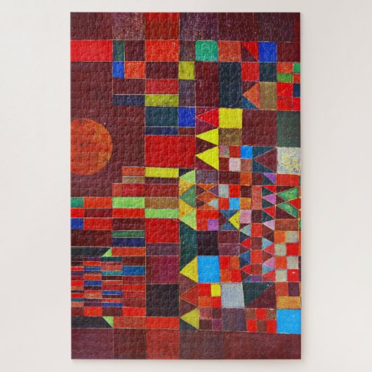 Castle en Sun, Paul Klee Legpuzzel (Verticaal)