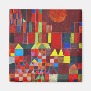 Castle en Sun, Paul Klee Magneet