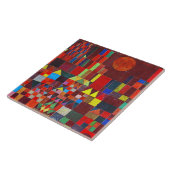 Castle en Sun, Paul Klee Tegeltje (Zijkant)