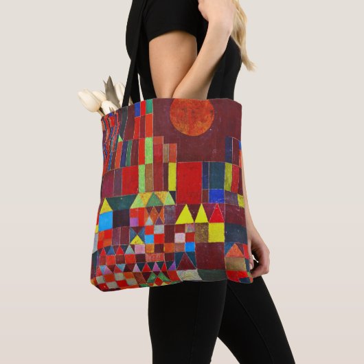 Castle en Sun, Paul Klee Tote Bag (Dichtbij)
