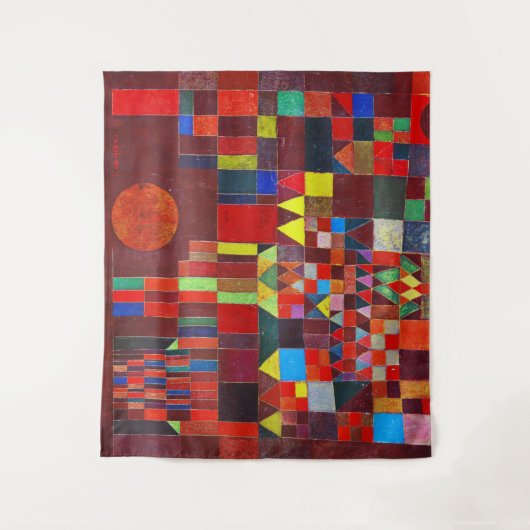 Castle en Sun, Paul Klee Wandkleed (Voorkant)