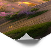 Castle Enchanted Forest Fantasy Art Poster (Hoek)