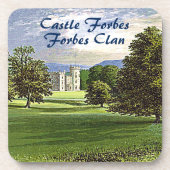 Castle Forbes - Forbes Clan Onderzetter (Voorkant)