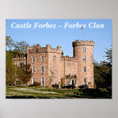Castle Forbes - Forbes Clan Poster (Voorkant)