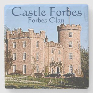 Castle Forbes - Forbes Clan Stenen Onderzetter