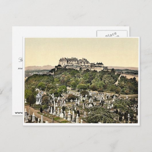 Castle from tower, Stirling, Scotland classic Phot Briefkaart (Voorkant / Achterkant)