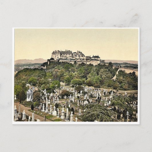 Castle from tower, Stirling, Scotland classic Phot Briefkaart (Voorkant)