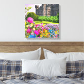 Castle Garden Canvas Afdruk (Insitu (Slaapkamer))