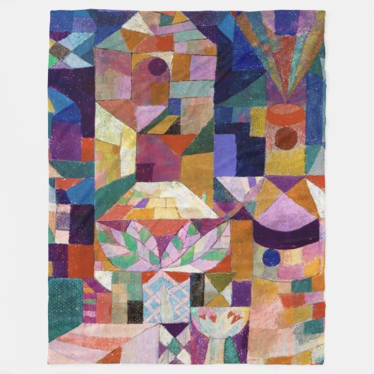 Castle Garden, Paul Klee Fleece Deken (Voorkant)