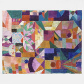 Castle Garden, Paul Klee Fleece Deken (Voorkant (Horizontaal))