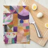 Castle Garden, Paul Klee Theedoek (Quarter Fold)