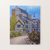 Castle Gate House Shrewsbury Jigzaag Puzzle Legpuzzel (Verticaal)