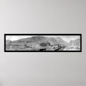 Castle Gate Utah Mining Photo 1913 Poster (Voorkant)