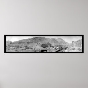 Castle Gate Utah Mining Photo 1913 Poster