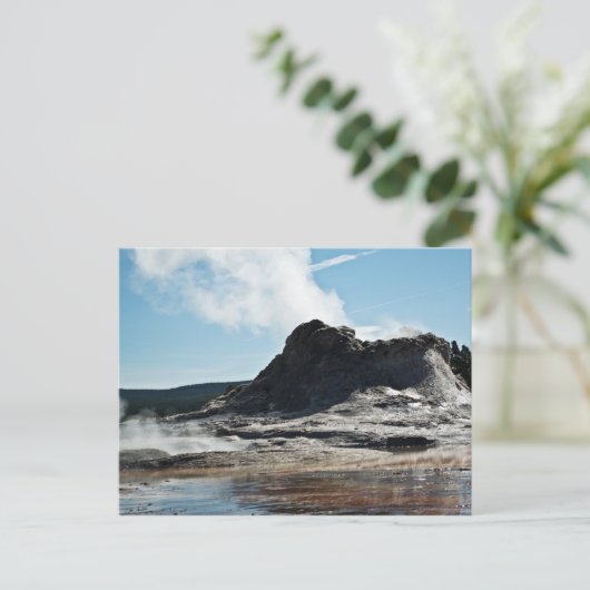 Castle Geyser 2 Briefkaart (Staand voorkant)