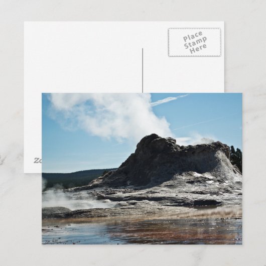 Castle Geyser 2 Briefkaart (Voorkant / Achterkant)