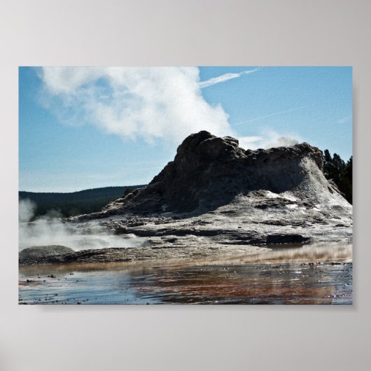 Castle Geyser 2 Print (Voorkant)