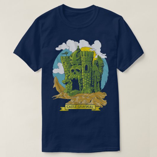 Castle Grayskull Meesters van het Universum T-shirt (Design voorkant)