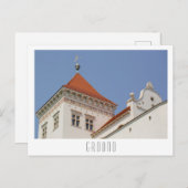 Castle Grodno Belarus City Architecture Briefkaart (Voorkant / Achterkant)