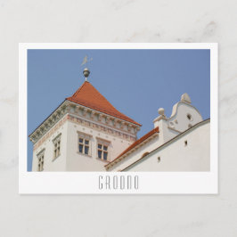 Castle Grodno Belarus City Architecture Briefkaart