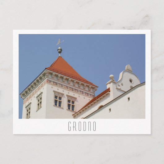 Castle Grodno Belarus City Architecture Briefkaart (Voorkant)