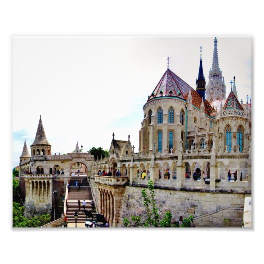 Castle Hill Budapest Foto Afdruk (Voorkant)
