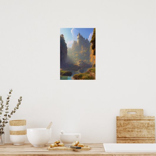 Castle Hill: Een visie van de grootheid Poster (Keuken)