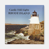 Castle Hill Light, Rhode Island magneet (Voorkant)