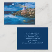 Castle Hill Lighthouse Art Card Visitekaartje (Voorkant / Achterkant)