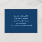 Castle Hill Lighthouse Art Card Visitekaartje (Achterkant)