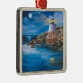 Castle Hill Lighthouse Metalen Ornament (Rechts)