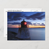 Castle Hill Lighthouse Newport Rhode Island Briefkaart (Voorkant / Achterkant)