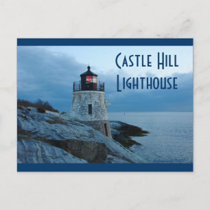 Castle Hill Lighthouse- Newport, RI briefkaart