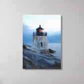 Castle Hill Lighthouse- Newport, RI canvas print (Voorkant)