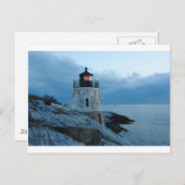 Castle Hill Lighthouse- Newport, RI-kaart Briefkaart (Voorkant / Achterkant)