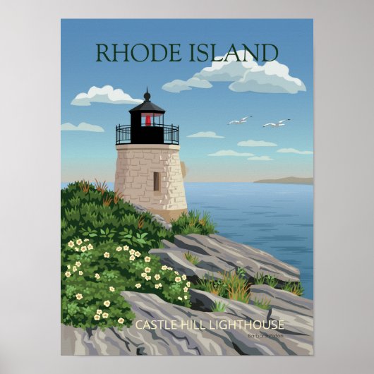Castle Hill Lighthouse Poster (Voorkant)