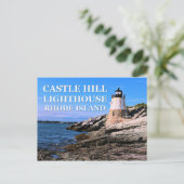 Castle Hill Lighthouse, Rhode Island Briefkaart (Staand voorkant)