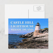 Castle Hill Lighthouse, Rhode Island Briefkaart (Voorkant / Achterkant)