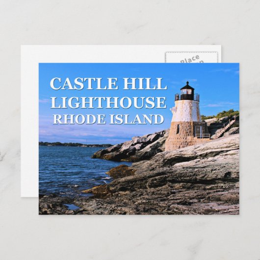 Castle Hill Lighthouse, Rhode Island Briefkaart (Voorkant / Achterkant)