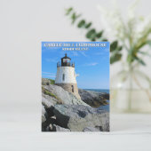 Castle Hill Lighthouse, Rhode Island Briefkaart (Staand voorkant)