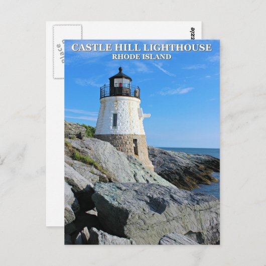 Castle Hill Lighthouse, Rhode Island Briefkaart (Voorkant / Achterkant)