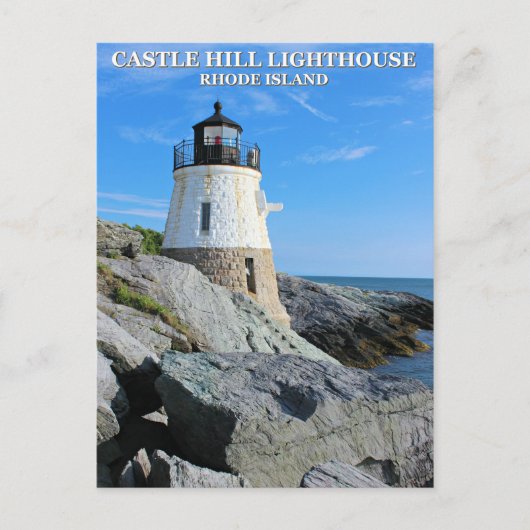 Castle Hill Lighthouse, Rhode Island Briefkaart (Voorkant)