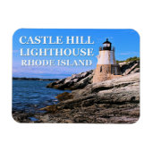Castle Hill Lighthouse, Rhode Island Magneet (Horizontaal)