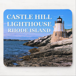 Castle Hill Lighthouse, Rhode Island Mousepad Muismat